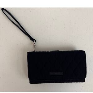 Vera Bradley Tech RFID Smartphone Wristlet Protection Classic Navy